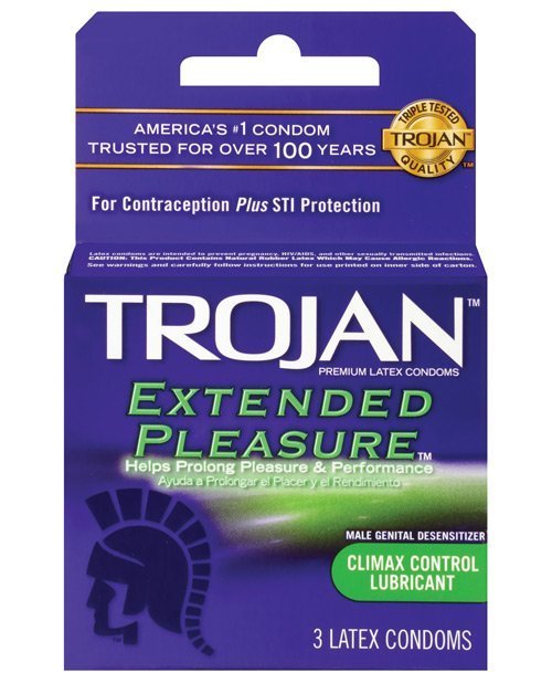 Trojan Extended Pleasure CLimax Control 3's