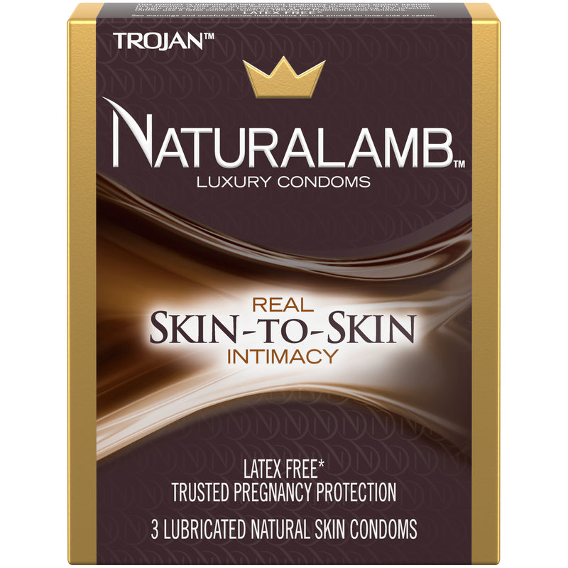 Trojan Naturalamb Luxury Condoms 3pk