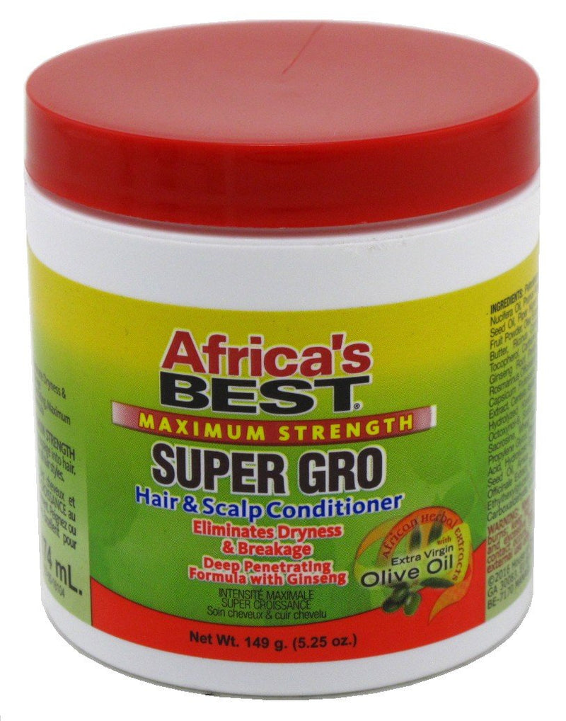 Africa's Best Max.Strengt Super Gro H&S Cond. 6.5oz