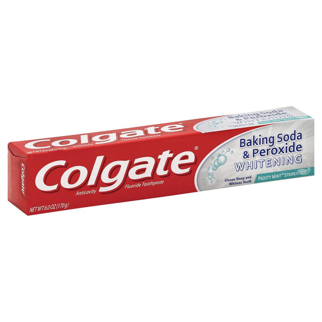 Colgate T/Paste Bak/Soda Peroxide B/Mint Whit 6oz