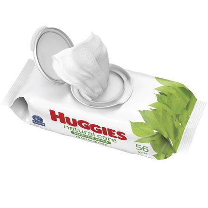 Huggies Nat Care Wipes Fragrance Free 8/56's