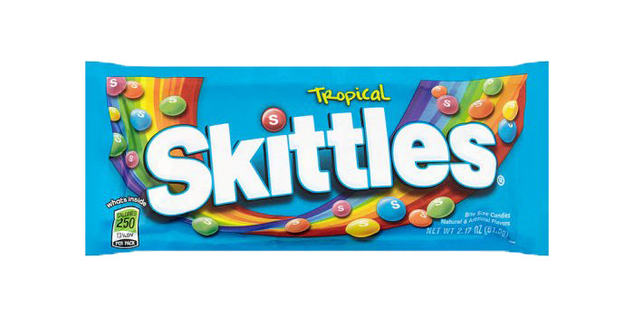 Skittles Tropical Bite Size Candie 2.17oz