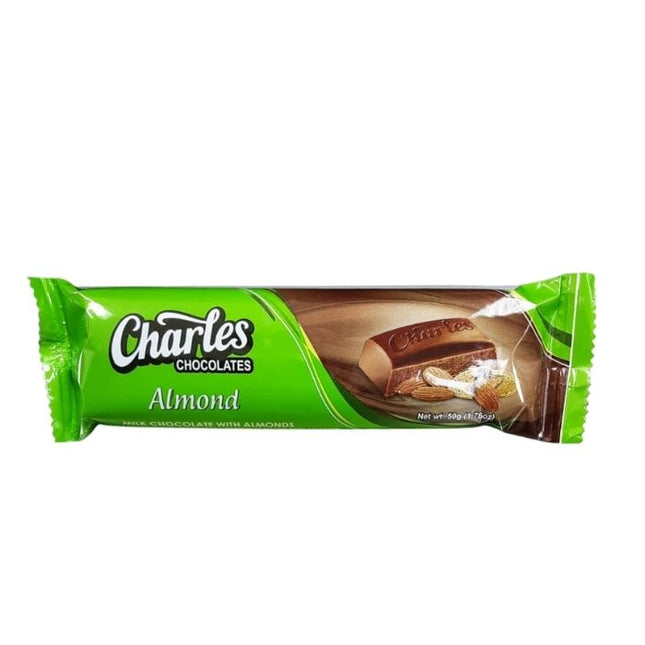 Charles Milk Chocolate Almond 50g