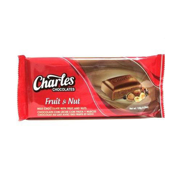 Charles Chocolate Fruit & & Nut 108g