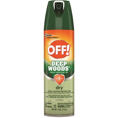 Off Deep Woods Insect Repellent Dry 4oz