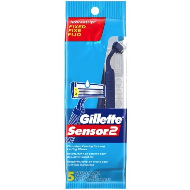 Gillette Sensor 2 Disposable Blades 5's