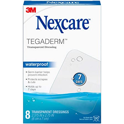 Nexcare Tegaderm Transparent Dressing 6cm x 7cm 8's