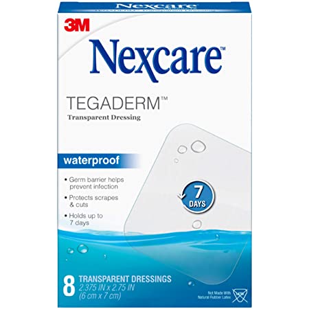 Nexcare Tegaderm Transparent Dressing 6cm x 7cm 8's