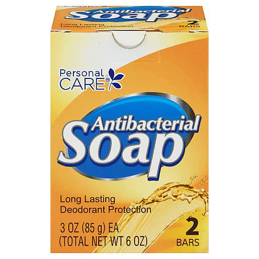 Personal Care Antibact Soap 2 Bars 3oz each