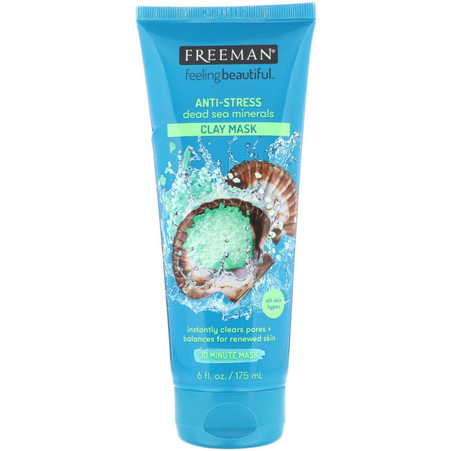 Freeman Dead Sea Minerals Anti Stress Mask 6.0 floz