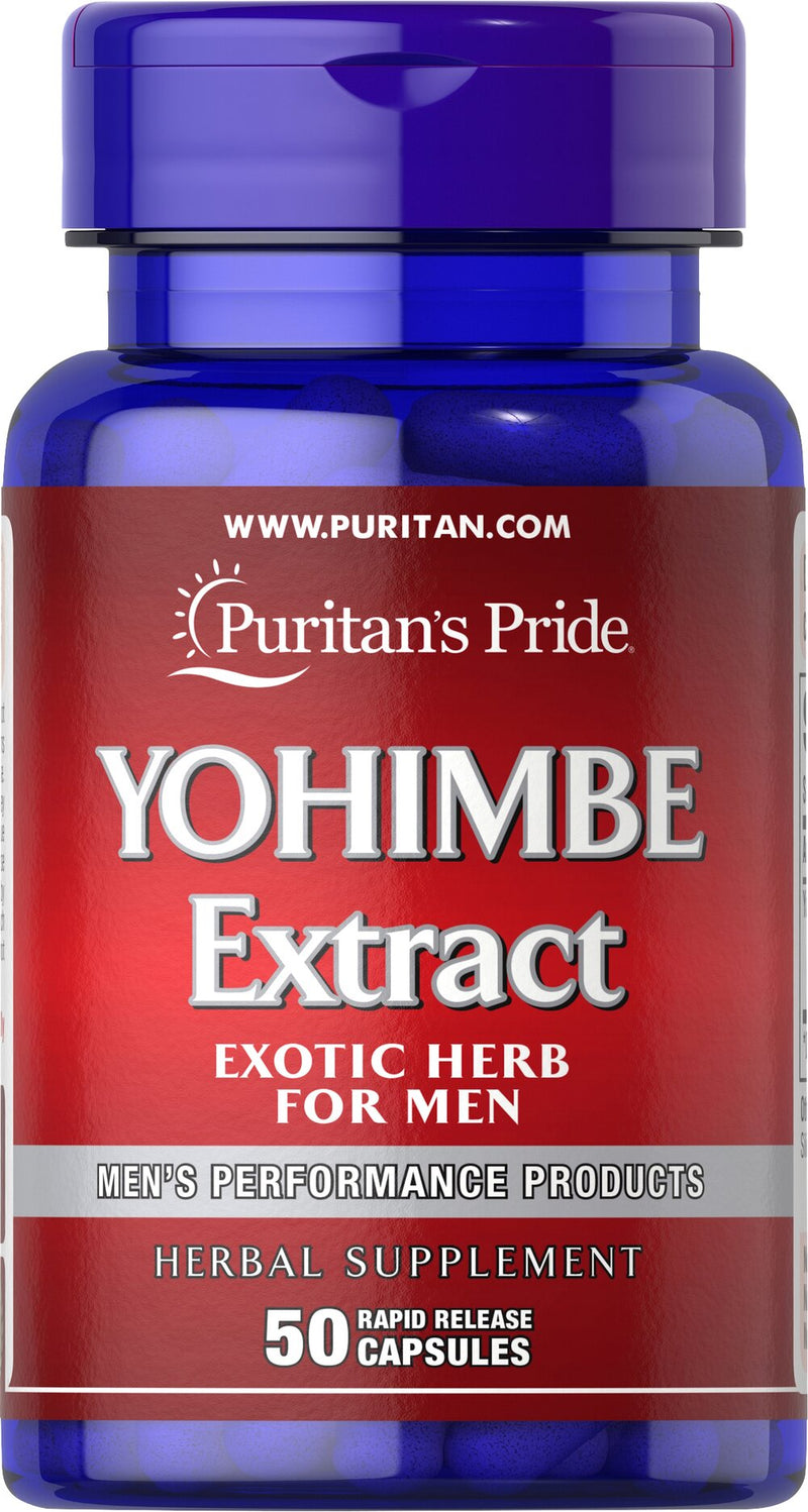 Puritan's Pride Yohimbe Extract Caps 50's