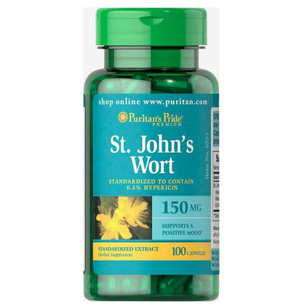 Puritan's Pride St.John's Wort Capsules 150mg 100's