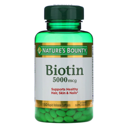 Nature's Bounty Biotin 5000mcg Softgels 150's