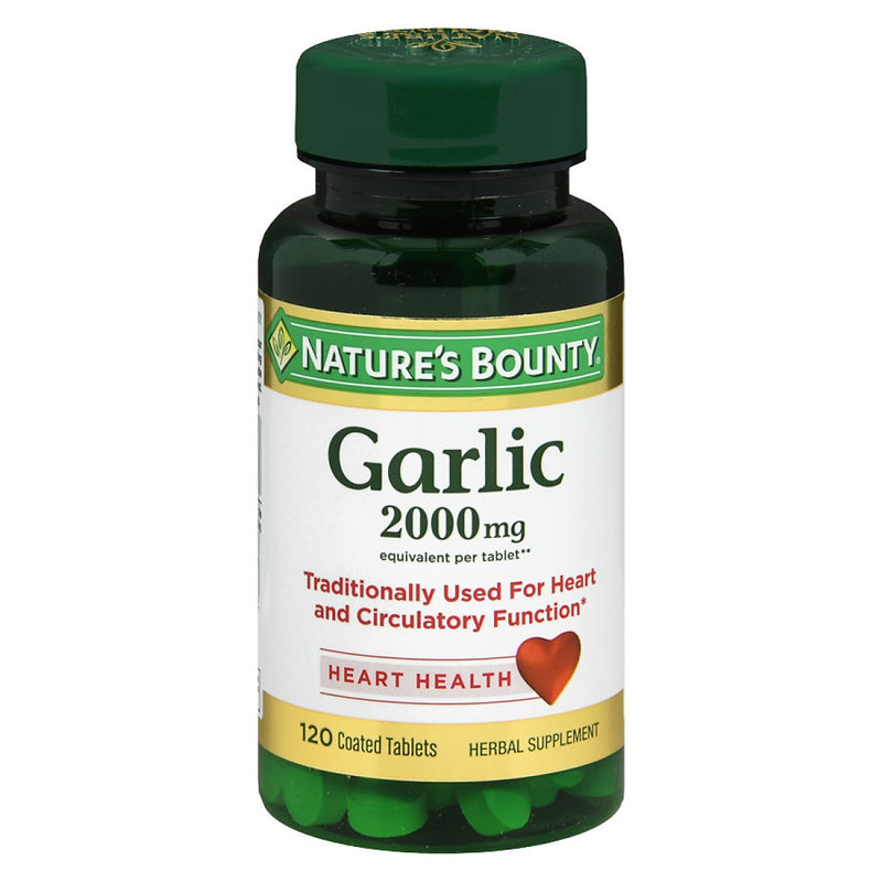 Nature's Bounty Garlic 2000mg Tabs 120's