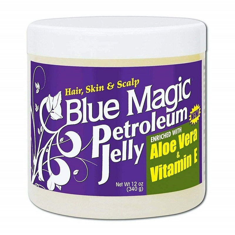 Blue Magic Petroleum Jelly W/Aloe Vera 12oz