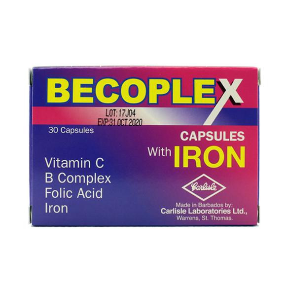 Becoplex With Iron 30 Caps
