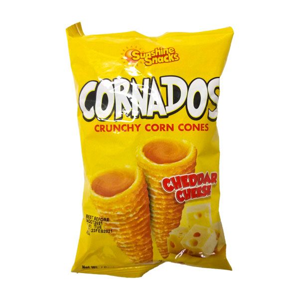 Sunshine Cornados Crunchy CornCones CheddarCheese