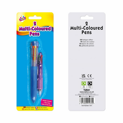 Artbox Multi-Coloured Pens 2's