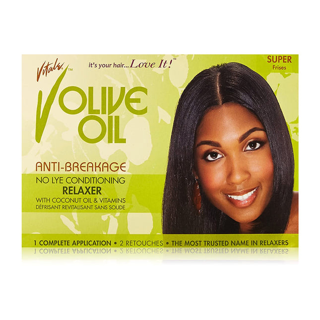 Vitale Olive Oil Sensitiv Scalp Relaxer Kit Super