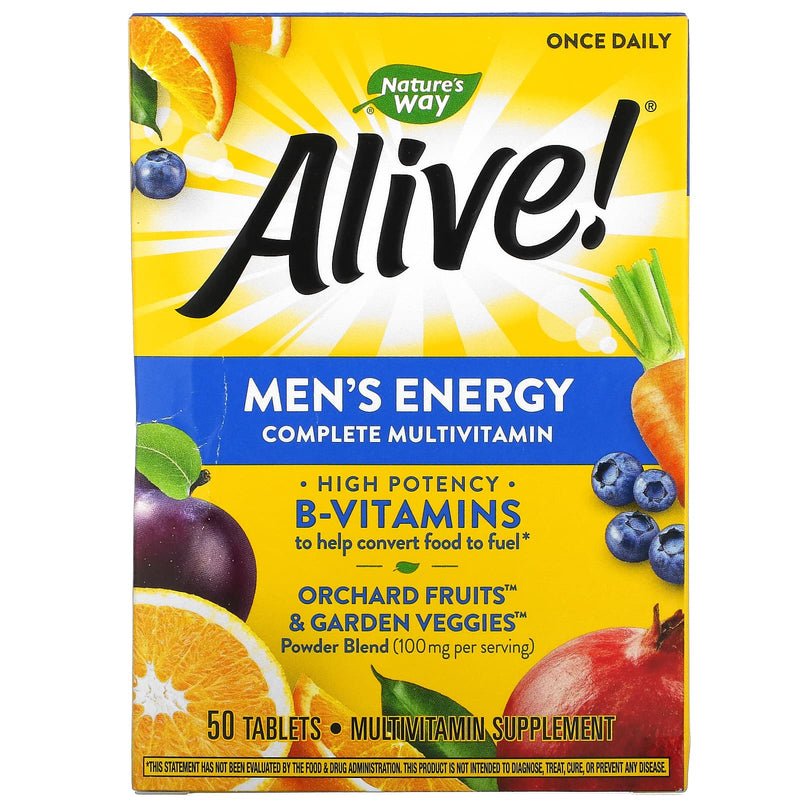 Nature's Way Alive Men's Energy Tabs 50s