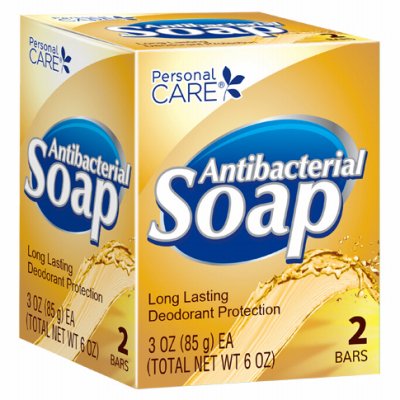 Personal Care Antibact Soap 2 Bars 3oz each