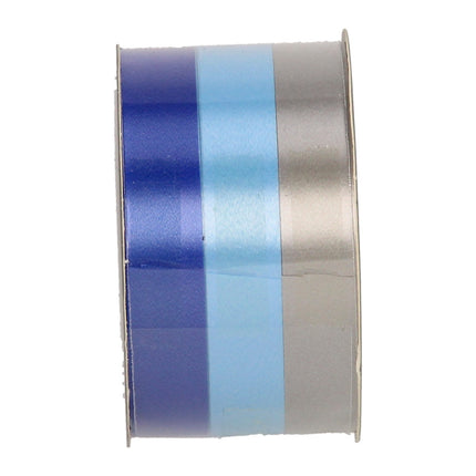 Giftmaker Blue Asst Colours  Ribbon Reel 3 x 2M