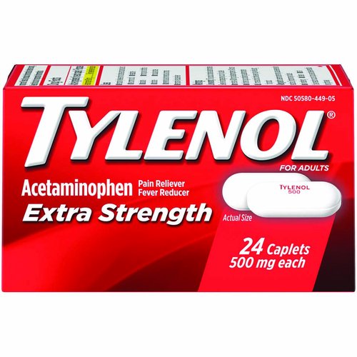 Tylenol Extra Strength 500mg Caplets 24's