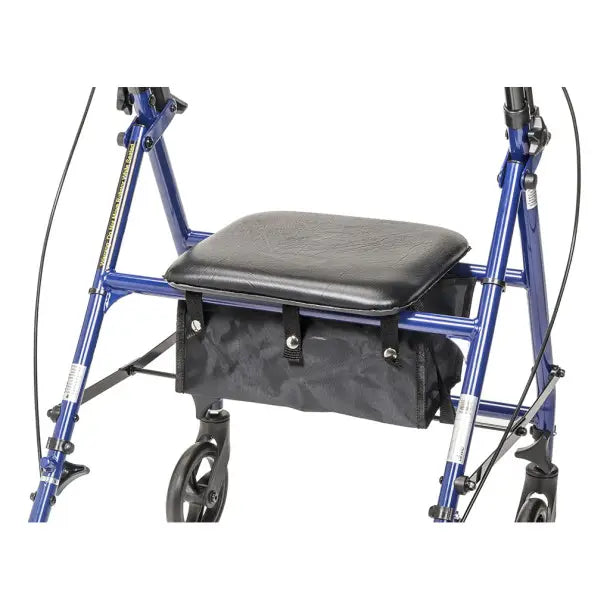 Drive Rollator Steel Blue  w/6"  Wheels Knock Down