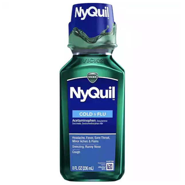 Vicks Nyquil Cold & Flu 8Fl oz