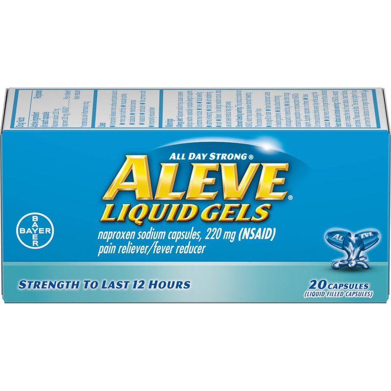 Aleve 220mg Liquid Gels 20's