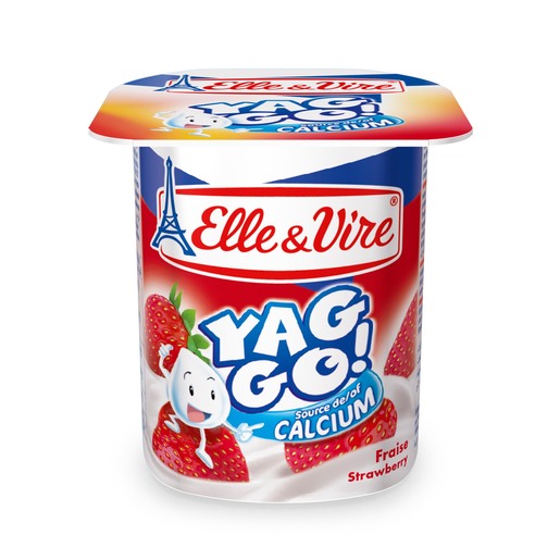 Elle & Vire YagGo! Strawberry W Calcium