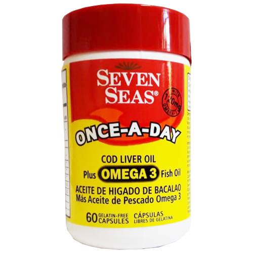 Seven Seas Cod Liver Oil One A Day Caps 60's (6)