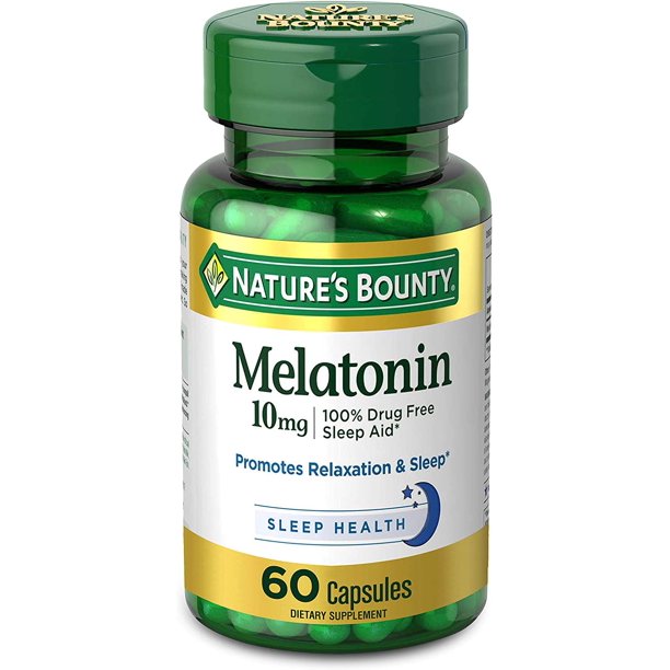 Natures Bounty Melatonin 10mg Caps 60s