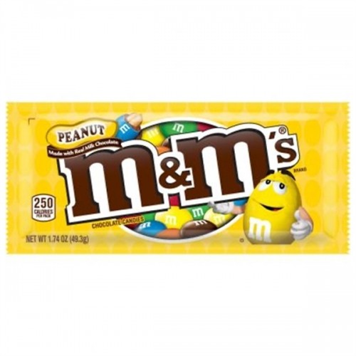 M&M's  Peanut Chocolate Candies 49.3g