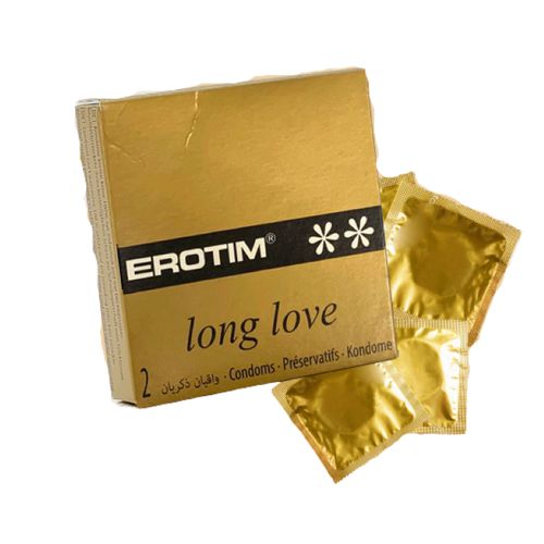 Erotim Long Love Condoms 2's