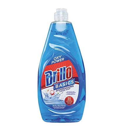 Brillo Basic Dishwashing Liquid Oxy Power 5X 24oz