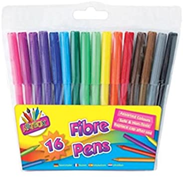 Art Box Fibre Pens 16's