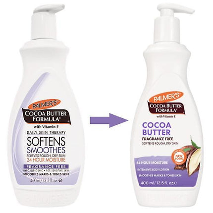 Palmer's Cocoa Butter Vit E Fragrance Free  400ml
