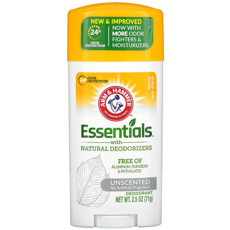 Arm & Hammer Deod  Essentials Unscented 2.5oz