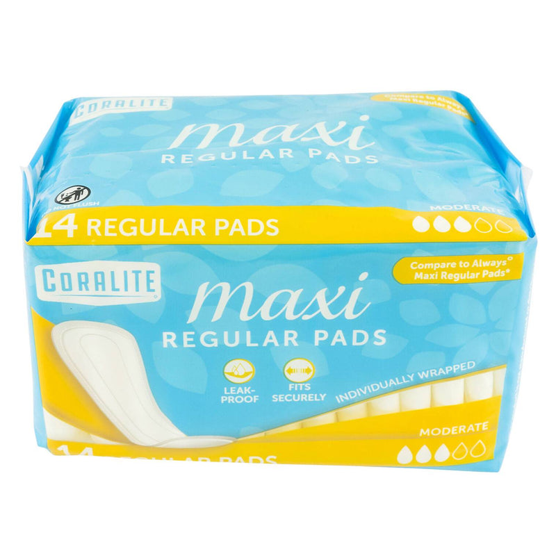 Coralite Maxi Pads No Wings Regular (10)