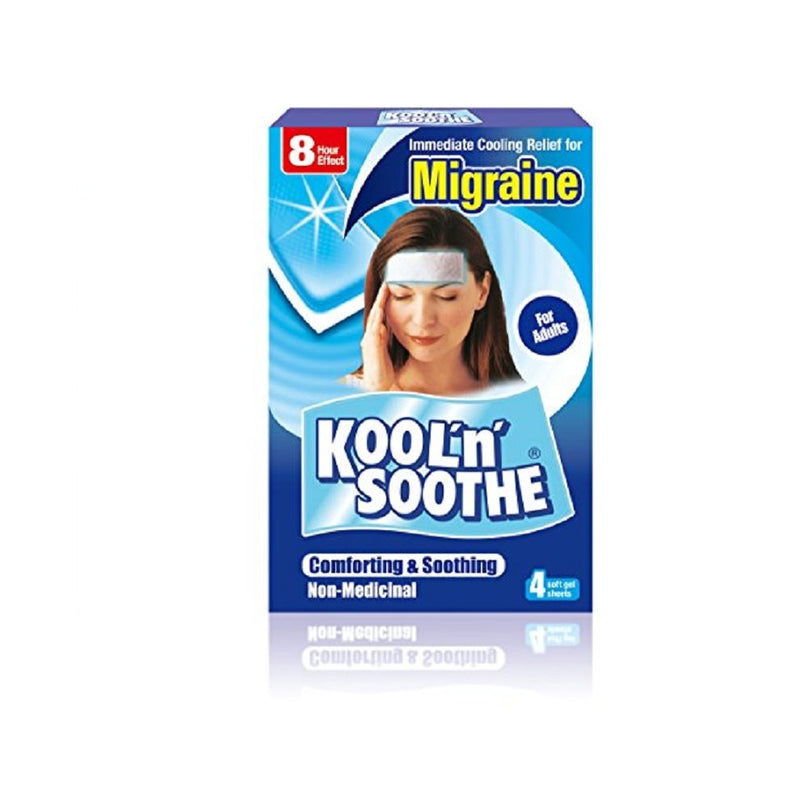 Kool & Sooth Migraine Cooling Pads 4's