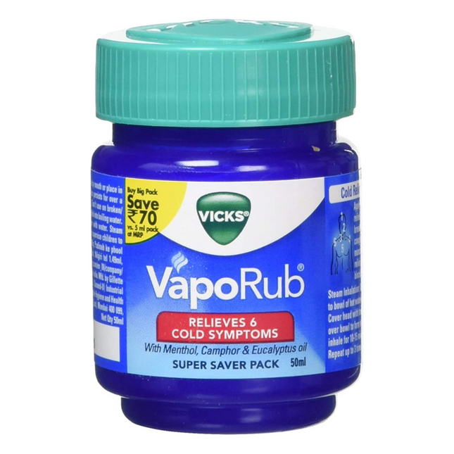 Vicks VapoRub Decongestant Ointment 50ml