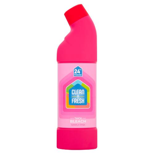 Clean N Fresh Thick Bleach Simply Pink 750ml