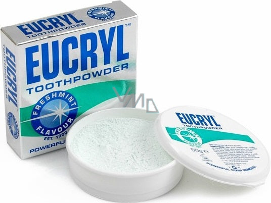 EUCRYL TOOTHPOWDER FRESHMINT FLAVOUR 50G