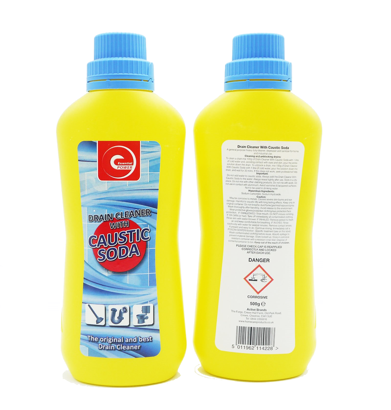 Drain Cleaner W Caustic Soda 500g