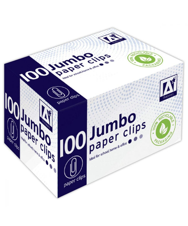 Jumbo Paper Clips 100's