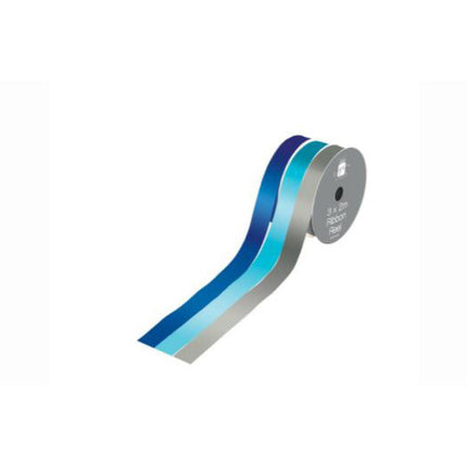 Giftmaker Blue Asst Colours  Ribbon Reel 3 x 2M