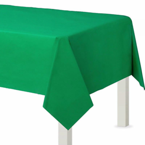 Caroline Plastic Table Cover 54x108 Green