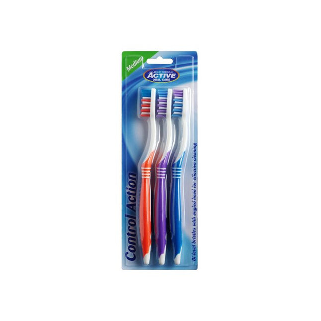 Beauty Formulas Active Control Action T/Brush Medium 3's