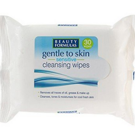 Beauty Formulas Facial Wipes Sensitive 30's